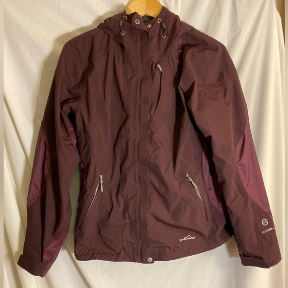 Eddie Bauer woman’s weather edge 365 coat size Med. Shell Only. - Picture 3 of 8